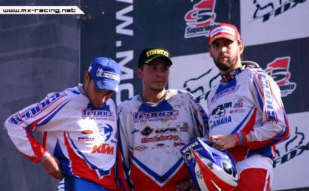 l equipe de francepour le motocross des  nation a erne